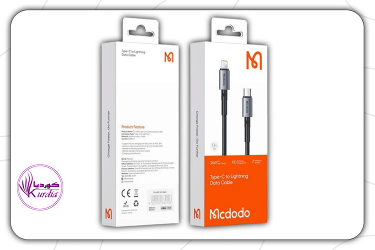 کابل تبدیل لایتنینگ به USB-C مک دودو مدل CA-2850