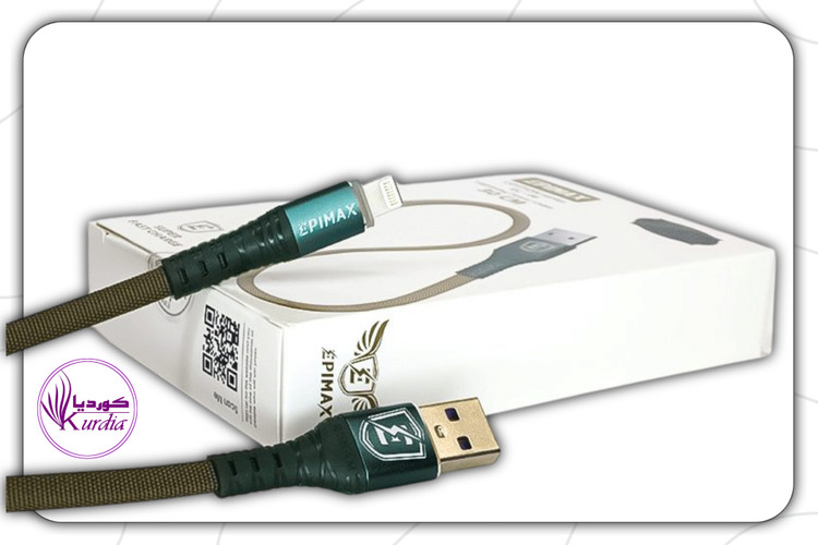 کابل شارژ پاوربانک لایتنینگ اپیمکس EPIMAX EC-06
