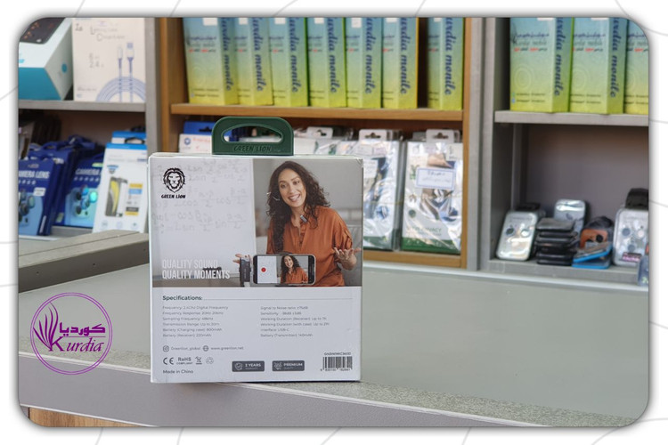 میکروفون یقه ای بی سیم گرین لاین مدل Green Lion 3 in 1 360 Microphone