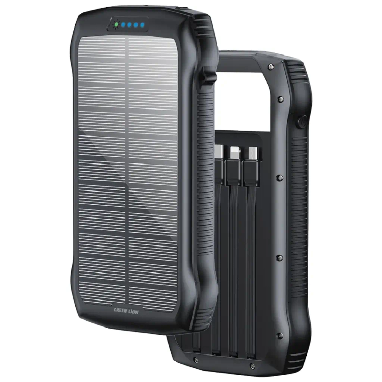 پاوربانک گرین لاین 20000mAh مدل Solar Force GNSOLF20PBBK