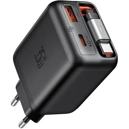 شارژر دیواری مک دودو Mcdodo CH-1280 توان 35 وات با کابل جمع شونده