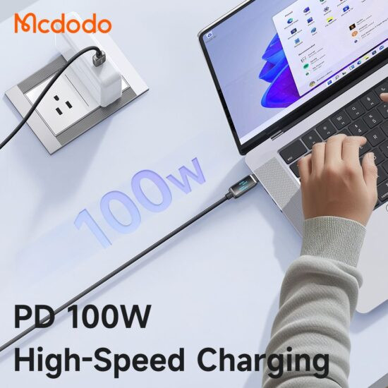 کابل Type-C به Type-C مک دودو Mcdodo CA-4250 طول 1.2 متر توان 100 وات