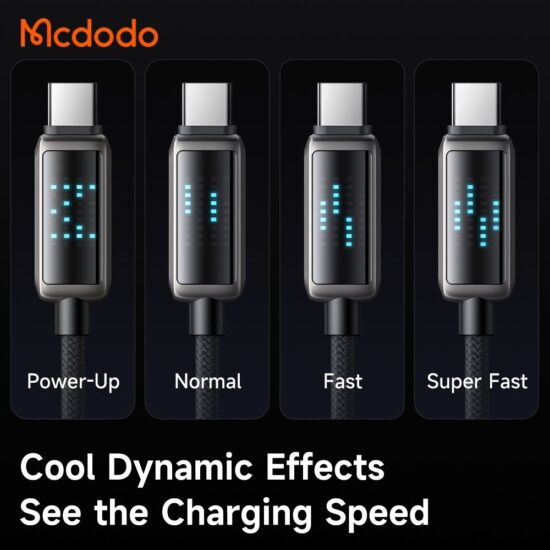 کابل Type-C به Type-C مک دودو Mcdodo CA-4250 طول 1.2 متر توان 100 وات