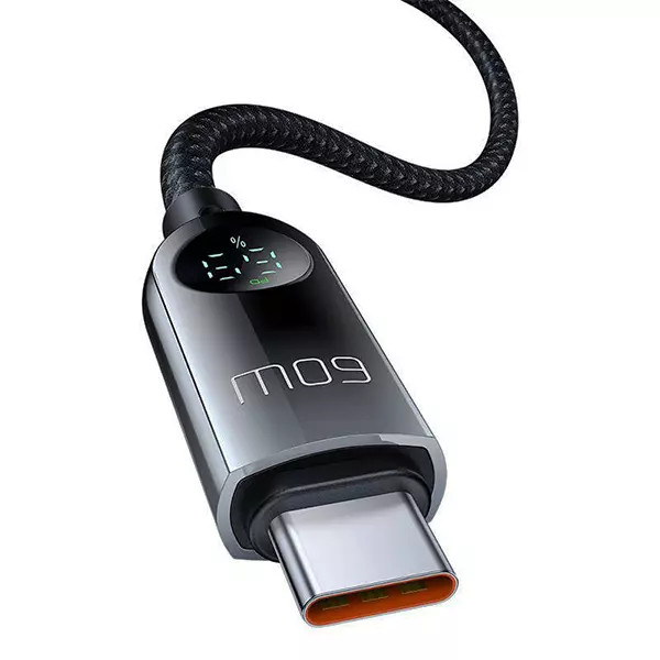 کابل دو سر تایپ سی با نمایشگر شارژ CA-4780 طول 1.2 متر
